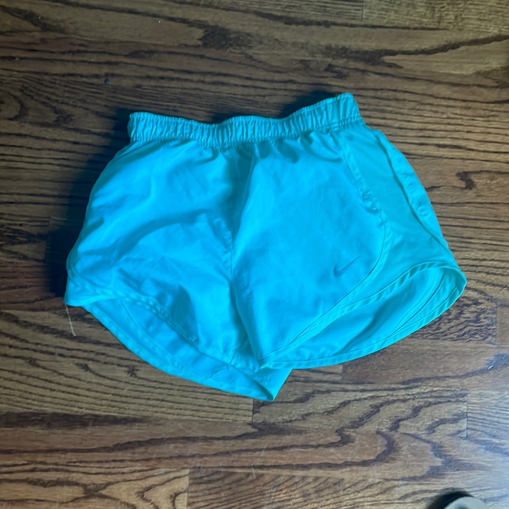 teal nike shorts